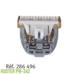 Tte de coupe - kuster - pw 242 - titane et cramique - 45mm - hauteur de coupe rglable