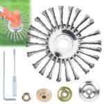 T�te de d�broussailleuse rotative en fil dacier de 10 pouces lame de d�broussailleuse.