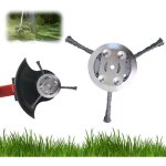 Tte dbroussailleuse universelle - accessoires pour dbroussailleuse - fil dacier - coupe de gazon - ...