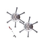Tte de dbroussailleuse universelle en fil dacier - 2pcs - 2024 nouveau dispositif de dsherbage
