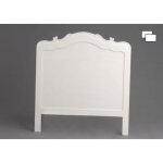 T�te de lit - amadeus - apolline - bois patin� blanc - 90 cm
