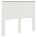 T�te de lit en bois ding�nierie - vidaxl - blanc - 120 cm - 123x7x100 cm - facile � nettoyer - usage ...