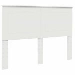 T�te de lit en bois ding�nierie - vidaxl - blanc - 140 cm - facile � nettoyer - durable - 143x7x100 cm ...