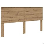 T�te de lit en bois ding�nierie - vidaxl - ch�ne artisanal - 180 cm - facile � nettoyer - durable - design ...