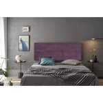 Tte de lit cala cala en tissu violet 90