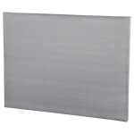 Tte de lit dco gris clair l. 140 cm - tendance & moderne - fabrication franaise