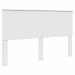 T�te de lit moderne - vidaxl - blanc brillant - 160 cm - bois ding�nierie - facile � nettoyer - durable ...