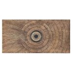 Tête de lit - naturel doré - 180 x 90 cm - bois mdf - style contemporain - design moderne Tête de lit - naturel doré - 180 x 90 cm - bois mdf - style contemporain - design moderne