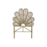 Tte de lit - naturel - rotin - 90x128 cm - chic - lgance