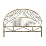 Tte de lit - rotin - design balinais - 177 cm - couleur naturelle - 10 kg