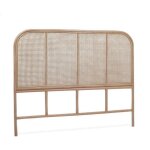 Tête de lit en rotin naturel et cannage. l 140 x p3 x h110cm Tête de lit en rotin naturel et cannage. l 140 x p3 x h110cm