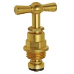 Tte  potence pour robinet darrosage avec presse - toupe m12 / 17 - laiton bross