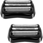 T�tes de rasage 21b (lot de 2) - compatible braun s�rie 3 accessoire rechange rasoir homme