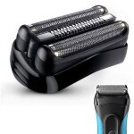 T�te de rechange pour rasoir - 21b - 2x - compatible braun series 3 (301s?3040) - remplacement facil