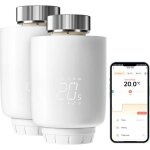 T�te thermostatique connect�e dewenwils lot de 2 wifi programmable compatible alexa google assistant