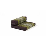 Thai coussin méditation tapis pliable 50x75x12 cm vert Thai coussin méditation tapis pliable 50x75x12 cm vert