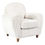 The home deco factory - fauteuil club en tissu ctel drammen - beige