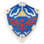 The legend of zelda hylian shield figurine en peluche bleu / gris The legend of zelda hylian shield figurine en peluche bleu / gris