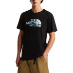 The north face t - shirt mountain line regular noir - nf0a8guxjk3