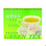 Th� vert fujian de chine 100% naturel - bo�te de 50 sachets de 2g