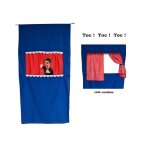 Th��tre de marionnettes - h 150 x l 75 cm - bleu - enfant - mixte