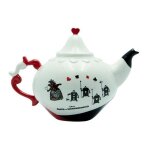Th�i�re - alice au pays des merveilles - standard - porcelaine - adulte - blanc