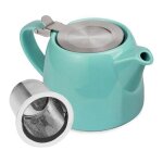 Th�i�re en c�ramique avec infuseur � th� pour feuilles - 550 ml / 186 oz porcelaine sans cuisini�re 2 ...