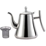 Th�i�re avec filtre - th�i�re en acier inoxydable - th�i�re de 2 litres - grande capacit� - compatible ...