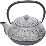 Th�i�re en fonte - blanc - 1 l - filtre amovible - compatible tous feux sauf gaz