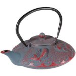 Théière japonaise en fonte - motifs traditionnels carpes koi Théière japonaise en fonte - motifs traditionnels carpes koi