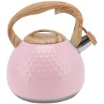 Th�i�re th�i�re � sifflet en acier inoxydable 3l avec poign�e r�sistante � la chaleur bouilloire moderne ...