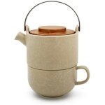 Théière et tasse - bredmeijer - umea - 500 ml - grès - design moderne Théière et tasse - bredmeijer - umea - 500 ml - grès - design moderne
