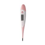 Thermom�tre digital � embout flexible avec m�moire et alarme fi�vre alecto rose