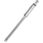 Thermomètre - guillouard - à gaine métal pour stérilisateur - indique la température de l'eau Thermomètre - guillouard - à gaine métal pour stérilisateur - indique la température de l'eau