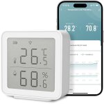 Thermom�tre - hygrom�tre connect� en wi - fi petit �cran lcd capteur de temp�rature et dhumidit� bluetooth ...