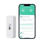 Thermom�tre hygrom�tre wifi intelligent capteur sans fil temp�rature et humidit� stockage donn�es / notificati ...