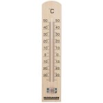 Thermom�tre int�rieur et ext�rieur en bois fackelmann tecno