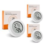 Thermometre interieur maison3pcs mini lcd digital thermometre hygrometre barometre interieur mesure precision ...