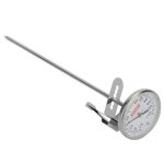 Thermomtre  lait en acier inoxydable - longue sonde avec clip - lait fromage yaourt caf mousse liquide ...