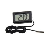 Thermomtre - lcd - mini sonde 1m - noir - prcision de mesure - pour rfrigrateurs et conglateurs