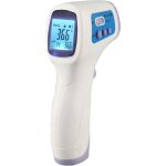 Thermomtre mdical infrarouge numrique frontale sans contact pour le corps (blanc) f05578
