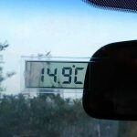 Thermomtre numrique lcd pour voiture appareil lectronique multifonctionnel adapt  toutes les voitures ...
