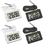 Thermomtre numrique - mini - lcd - sonde tanche - plage de mesure - 50?  + 110?