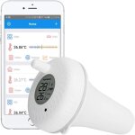 Thermomtre piscine sans fil inkbird ibs - p01b flottant bluetooth thermomtre  eau tanche ipx7 lecture ...