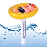 Thermomètre de piscine - pvc de haute qualité - flottant - blanc Thermomètre de piscine - pvc de haute qualité - flottant - blanc