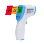 Thermomtre professionnel mdical frontal sans contact haute prcision infrarouge adulte bb avec alerte ...