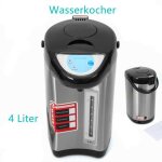 Thermopot distributeur deau chaude bouilloire bouilloire thermopot noir 4 litres