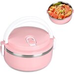 Bo�te isotherme - non sp�cifi� - 700ml - acier inoxydable - rose - rectangulaire