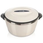 Thermos alimentaire en acier - orion - 35 l - 31x24x16 cm - acier inoxydable - cr�me perle - maintien ...