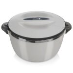 Thermos de d�jeuner en acier - orion - 35 l - 31x24x16 cm - acier inoxydable - gris nacr� - maintien ...
